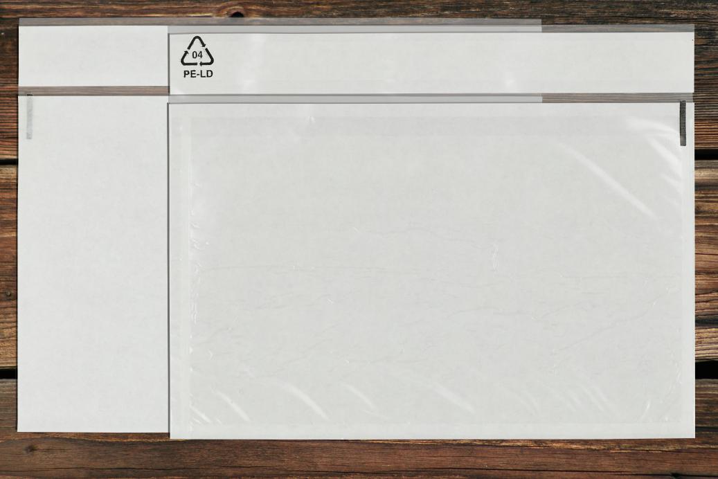 Begleitpapiertaschen 137x175 mm Haftklebend Glasklar